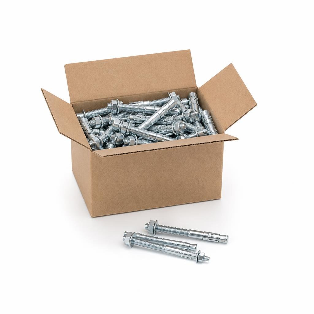 QT M10 X 75MM ZP PK WEDGE ANCHOR (100PCS/BOX)