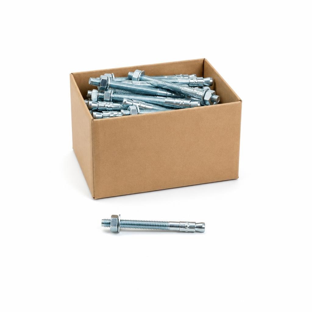 QT M10 X 100MM ZP PK WEDGE ANCHOR (100PCS/BOX)