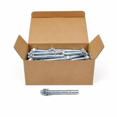 QT M20 X 120MM ZP PK WEDGE ANCHOR (20PCS/BOX)