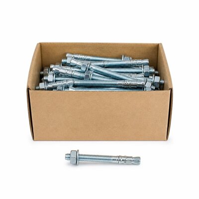 QT M20 X 160MM ZP PK WEDGE ANCHOR (20PCS/BOX)