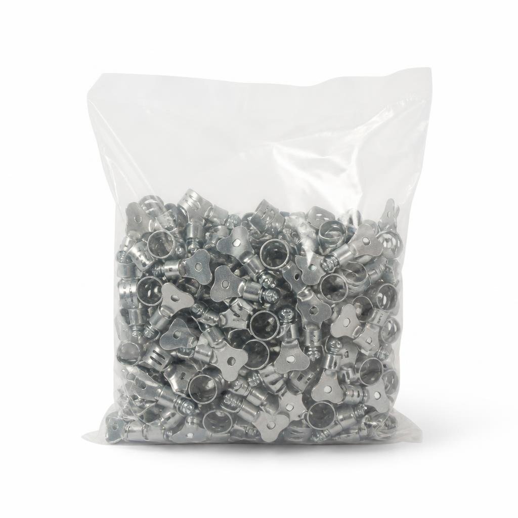 NIETZ 13-19MM SS201 BUTTERFLY HANDLE HOSE CLIP - 537-04-019 (100PCS/BAG)