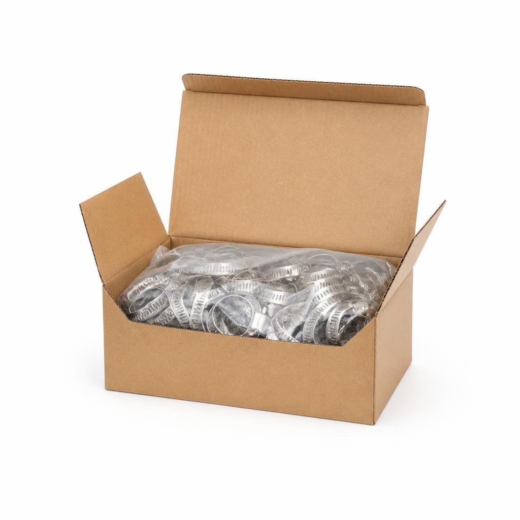 NIETZ 23MM 7/8" 13-23 S304 S/STEEL HOSE CLIP - 537-01-023 (100PCS/BOX)