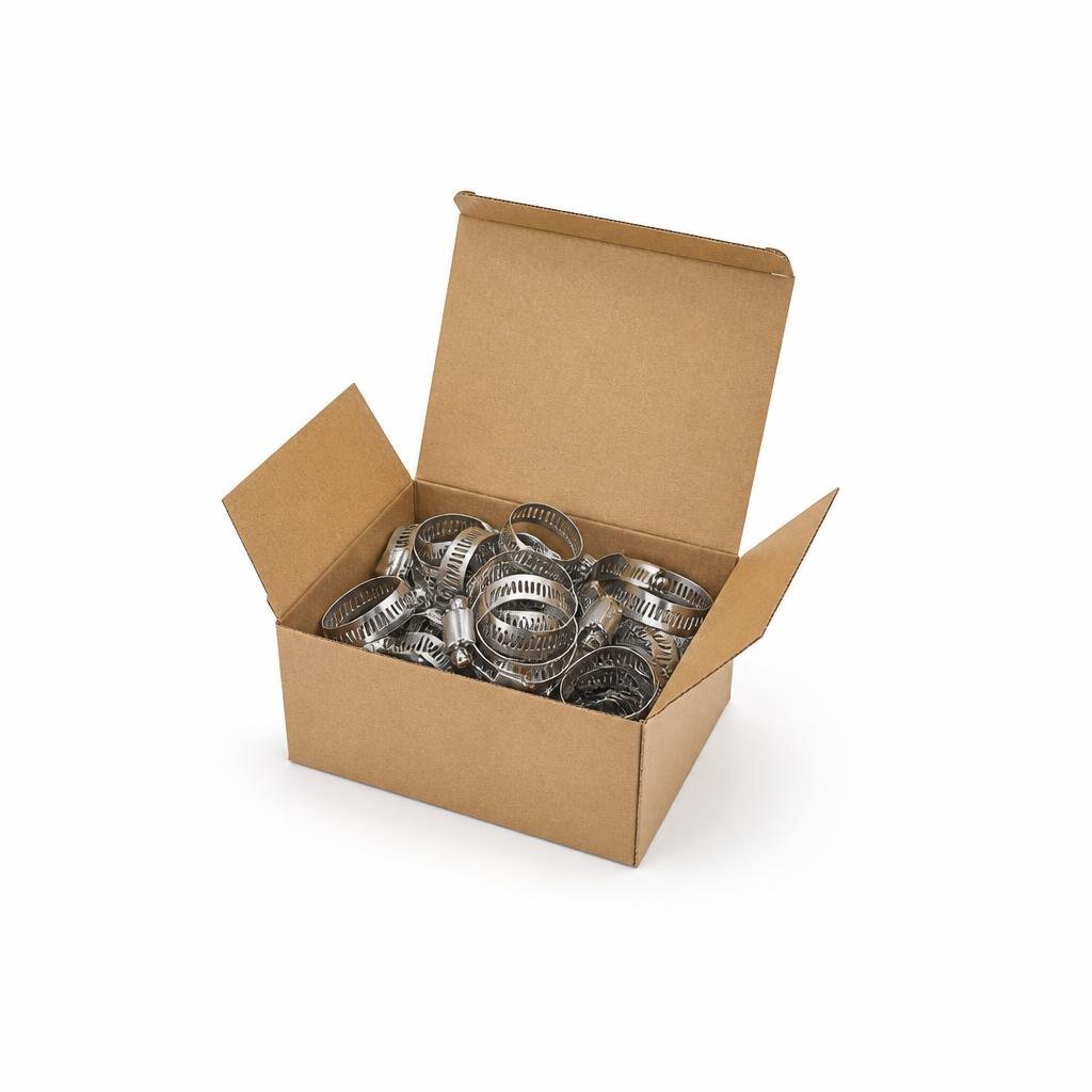 NIETZ 76MM 3" 50-76MM S304 S/STEEL HOSE CLIP - 537-02-076 (25PCS/BOX)
