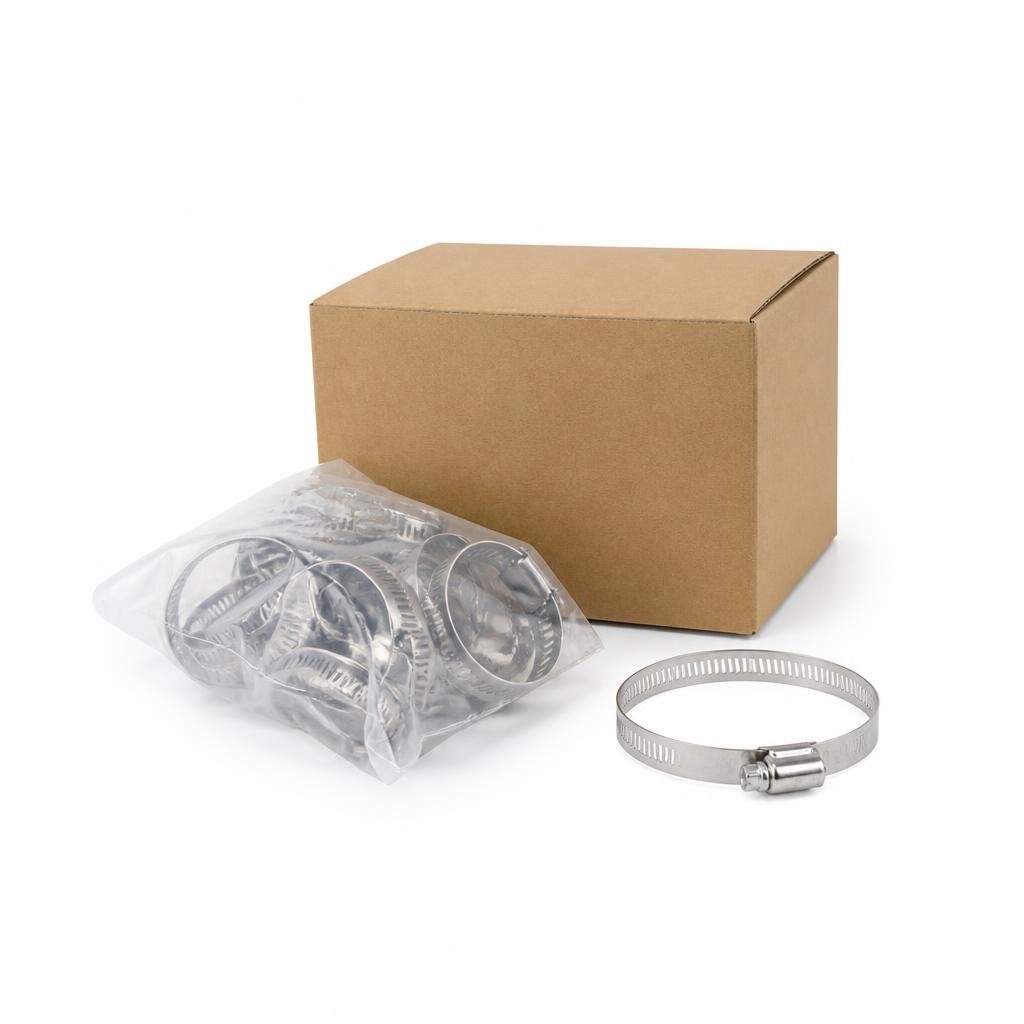 NIETZ 102MM 4" 78-102MM S304 S/STEEL HOSE CLIP - 537-02-102 (10PCS/BOX)