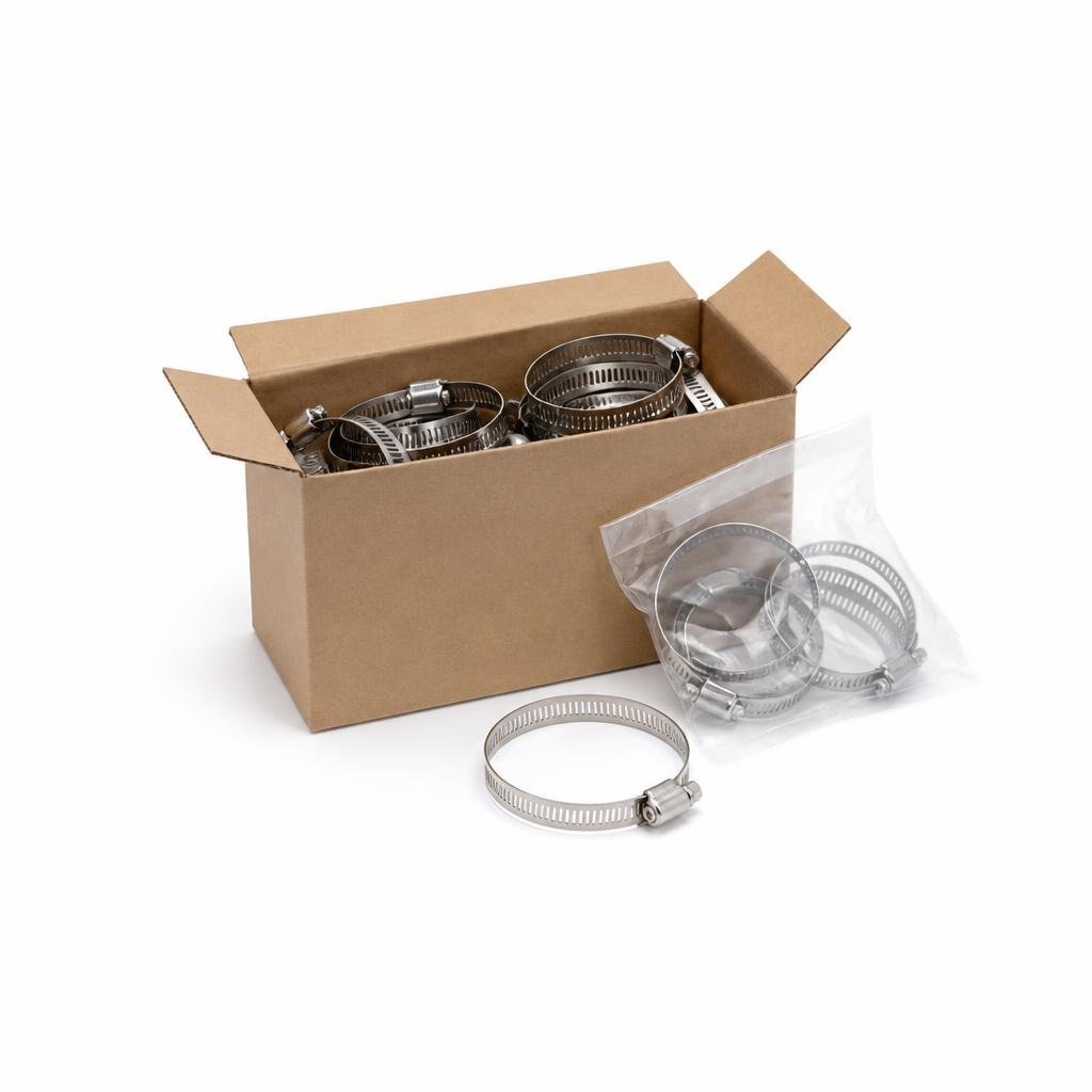 NIETZ 114MM 4 1/2" 91-114MM S304 S/STEEL HOSE CLIP - 537-02-114 (10PCS/BOX)