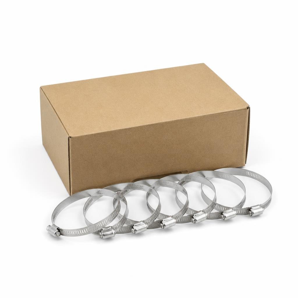 NIETZ 178MM 7" 155-178MM S304 S/STEEL HOSE CLIP - 537-02-178 (10PCS/BOX)