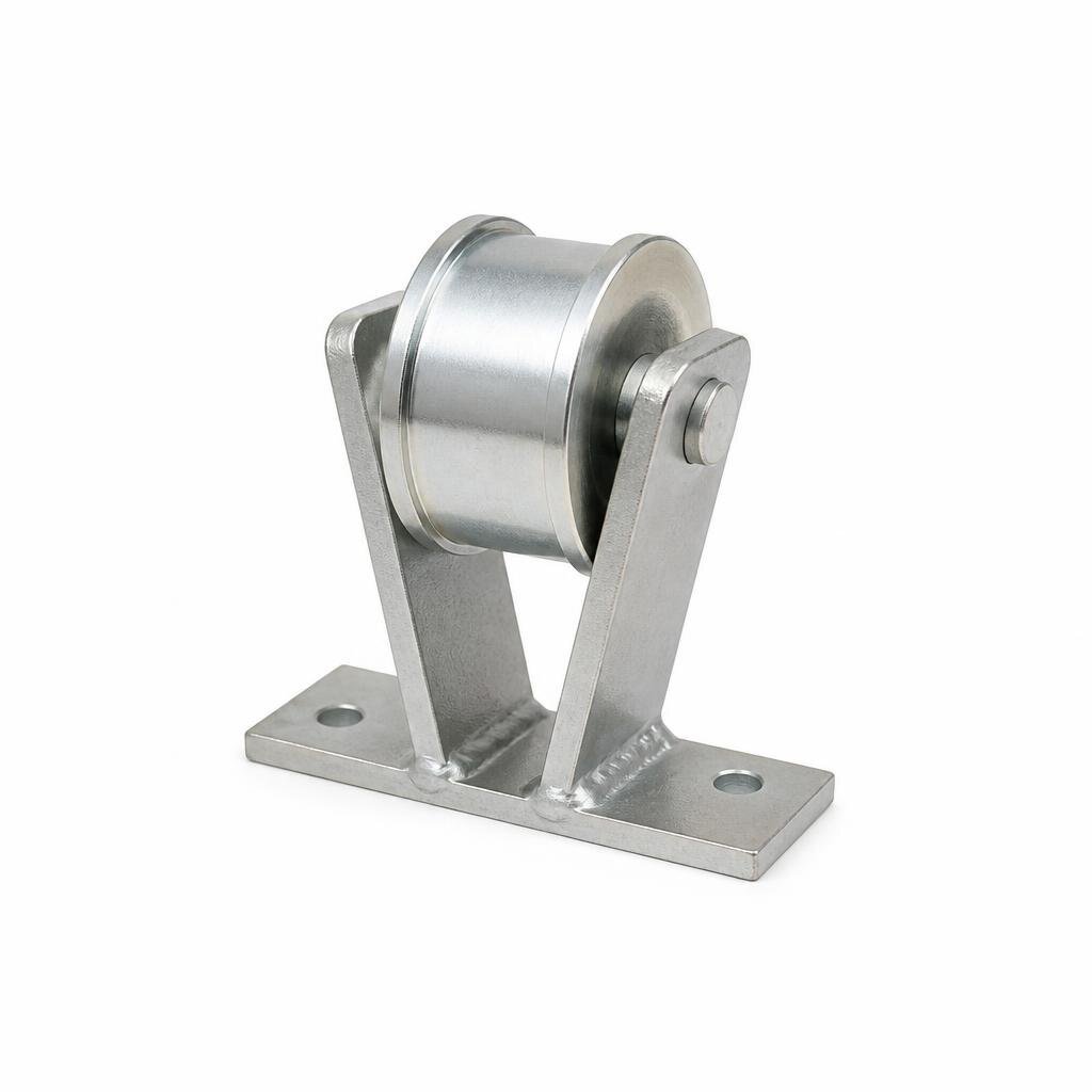 4" BRACKET ROLLER - V