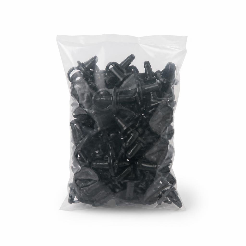 JW 25MM PVC SPRING CLIP (100PCS/BAG)