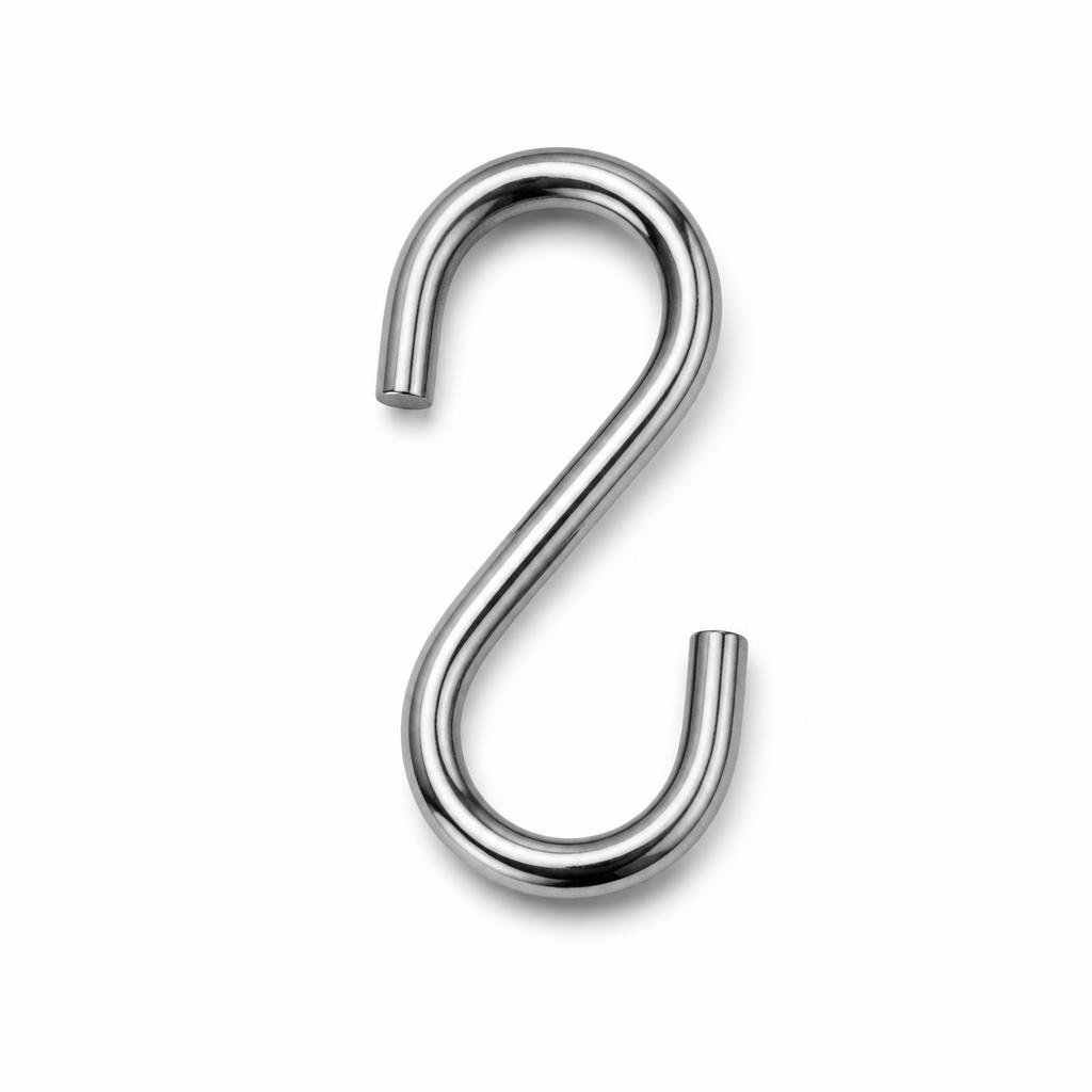2.5" CHROME S HOOK