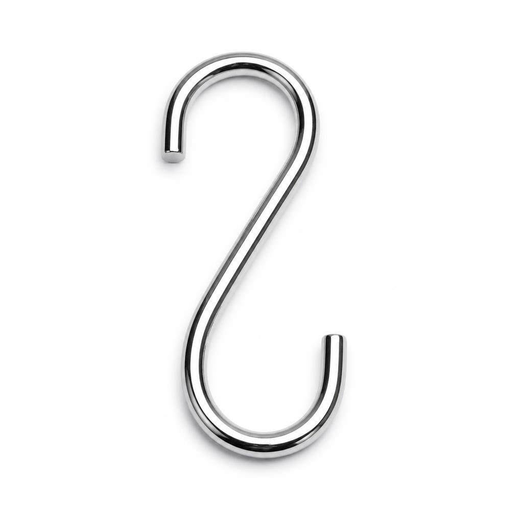 M-5" CHROME S HOOK