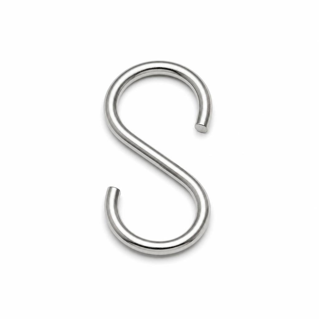 2.5" S/STEEL S HOOK