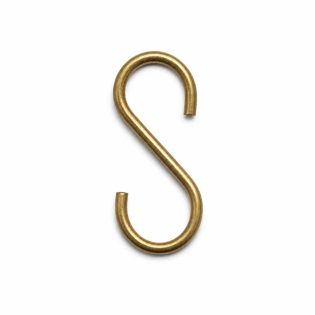 1032 BRASS S HOOK FOR SIPHON