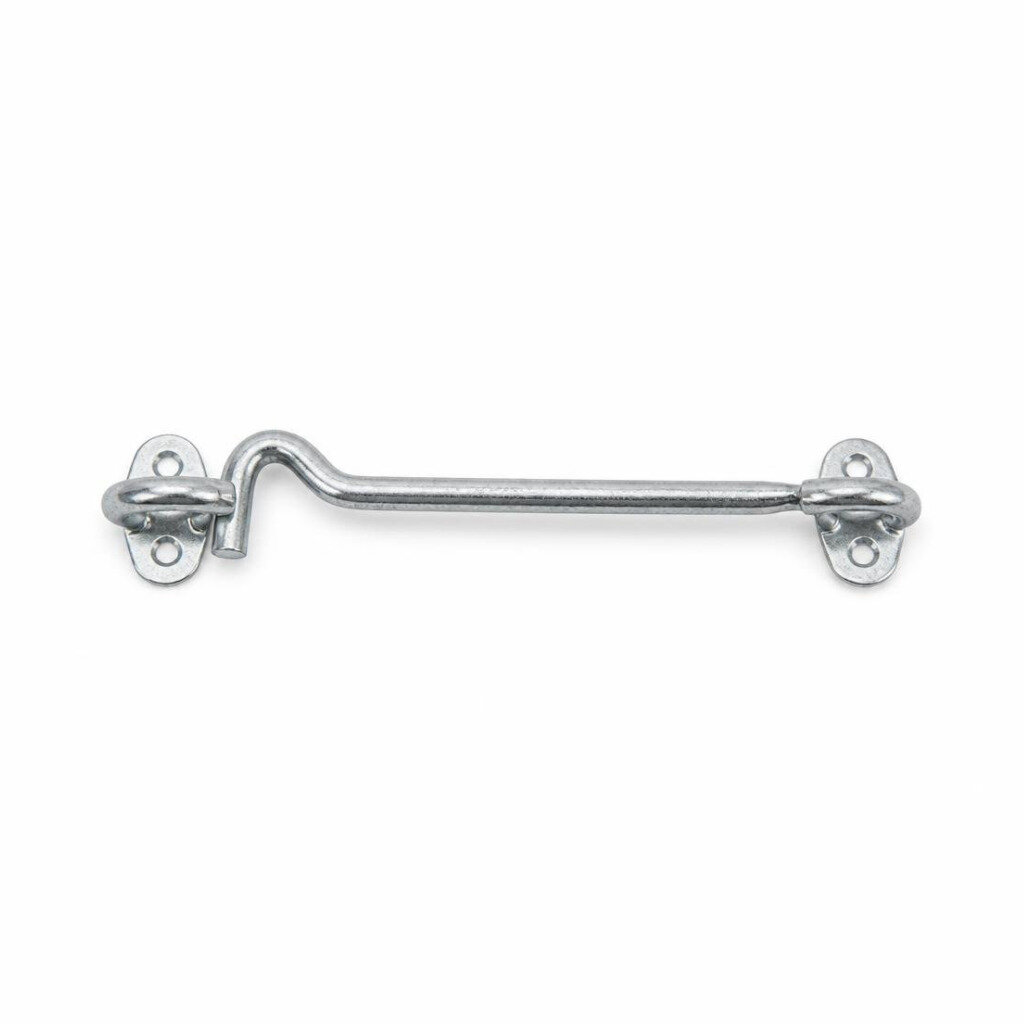 8" GALVANIZED IRON HOOKS & EYES