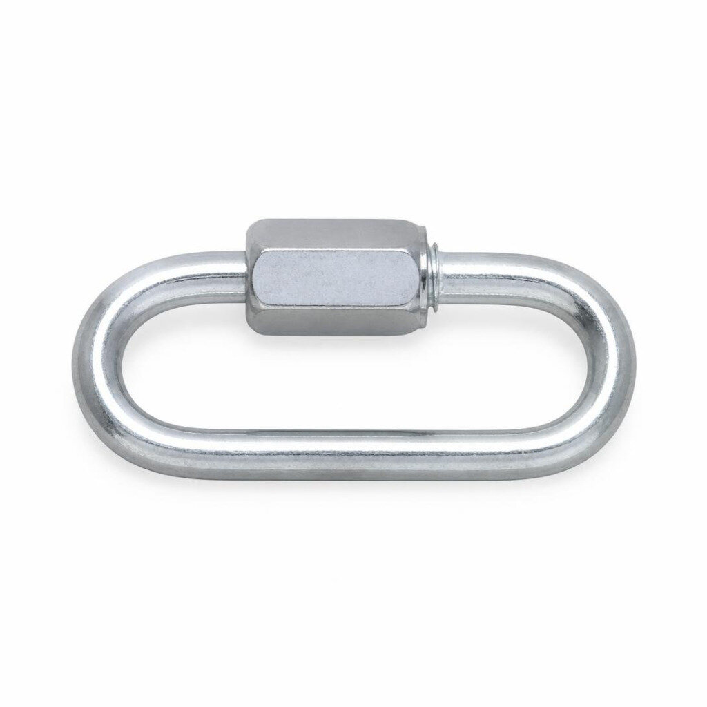 MLINK 10MM X 90MM GI CHROME QUICK LINK OVAL CARABINE