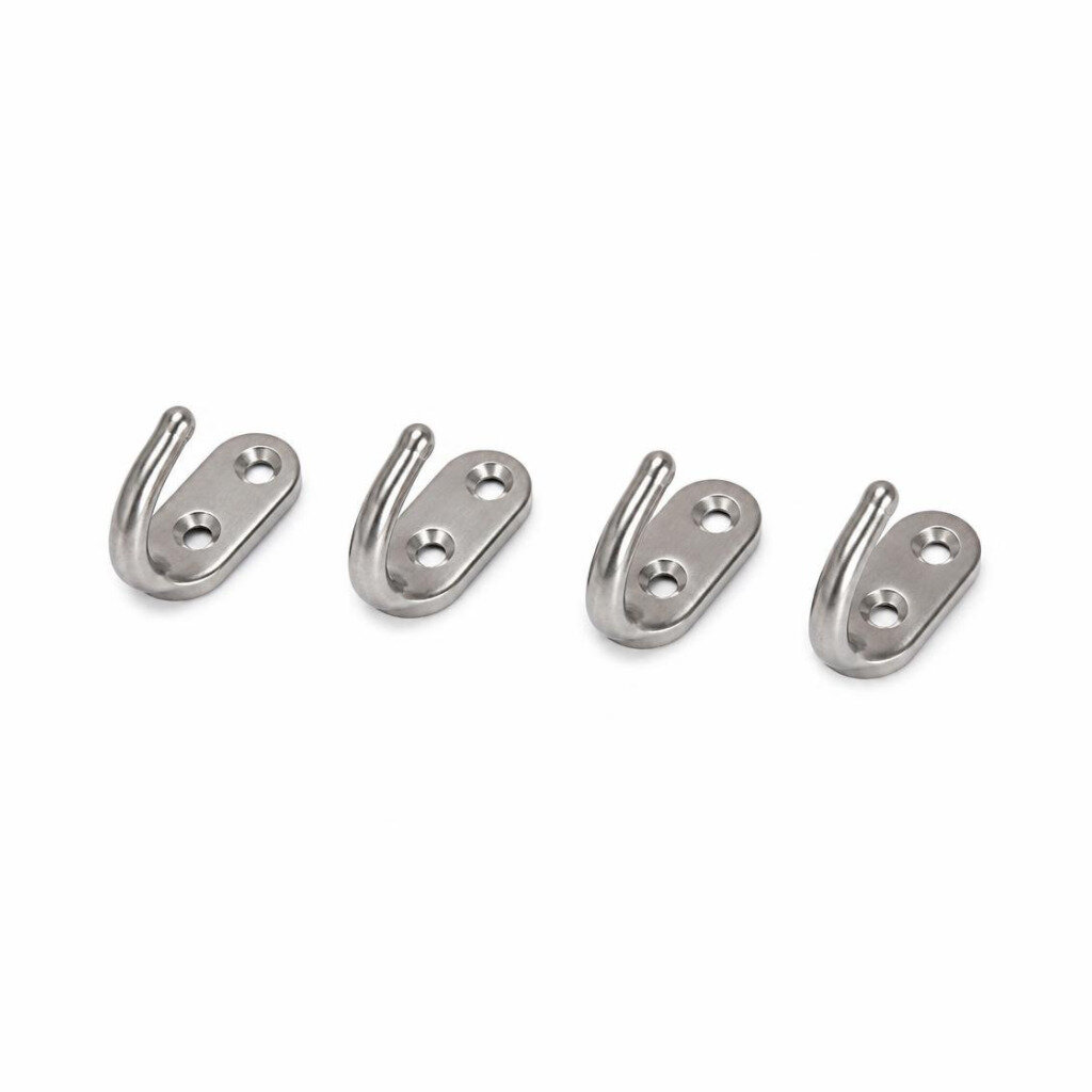 404-4PCS STAINLESS STEEL MULTI HOOKS