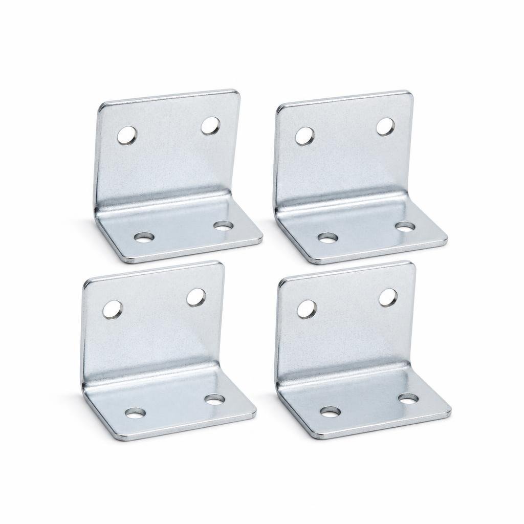 3" X 3" CHR L BRACKET (1 PK=4 PCS)