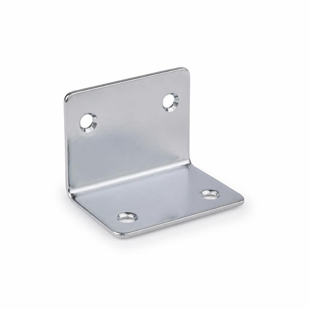 4" X 4" CHR L BRACKET (1 PK=4 PCS)