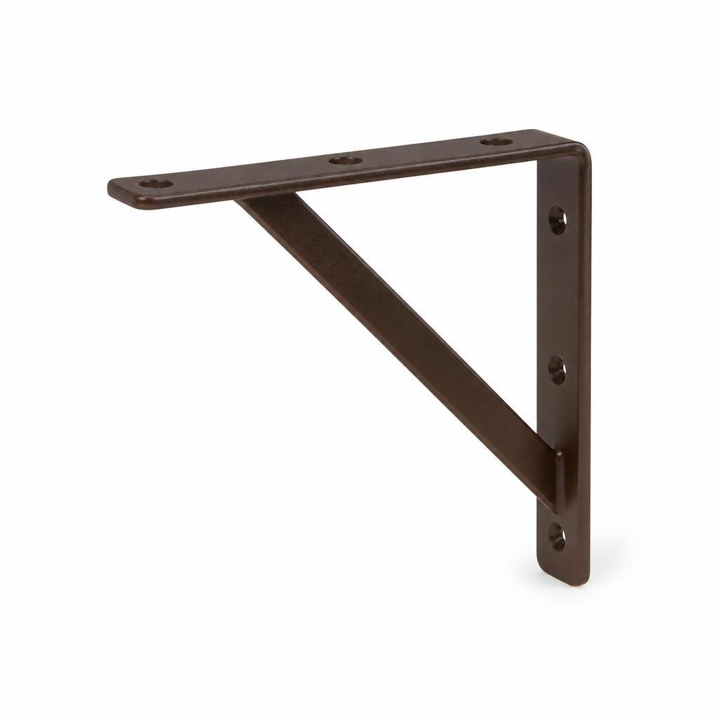 7" X 9" THICK SHELF BRACKET - BROWN COLOUR