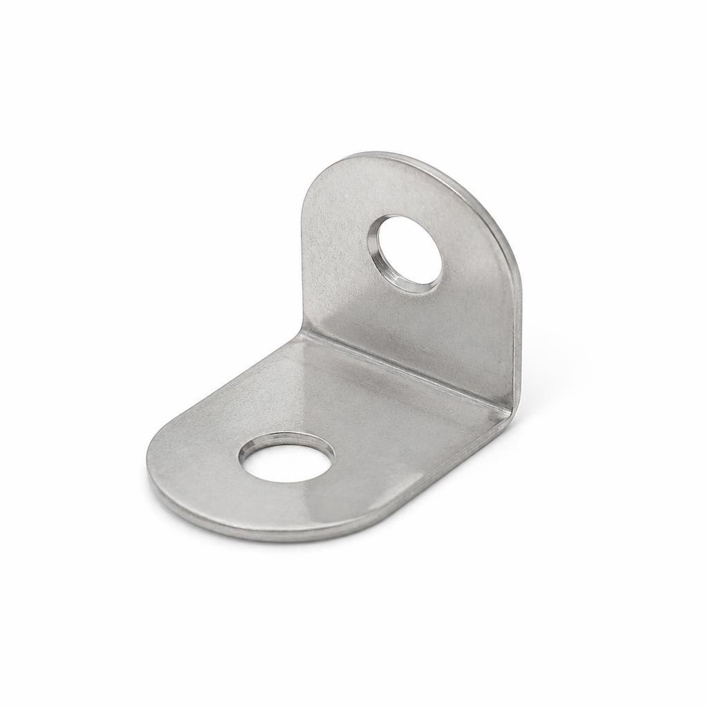 K1 31148 2" X 2" X 2.0MM OVEL S/STEEL L BRACKET