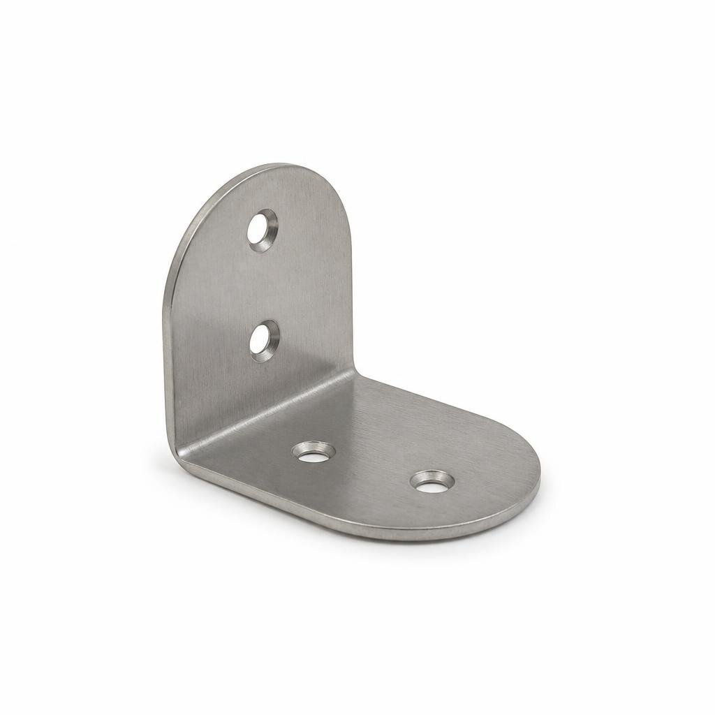 K1 31148 3" X 3" X 2.5MM OVEL S/STEEL L BRACKET