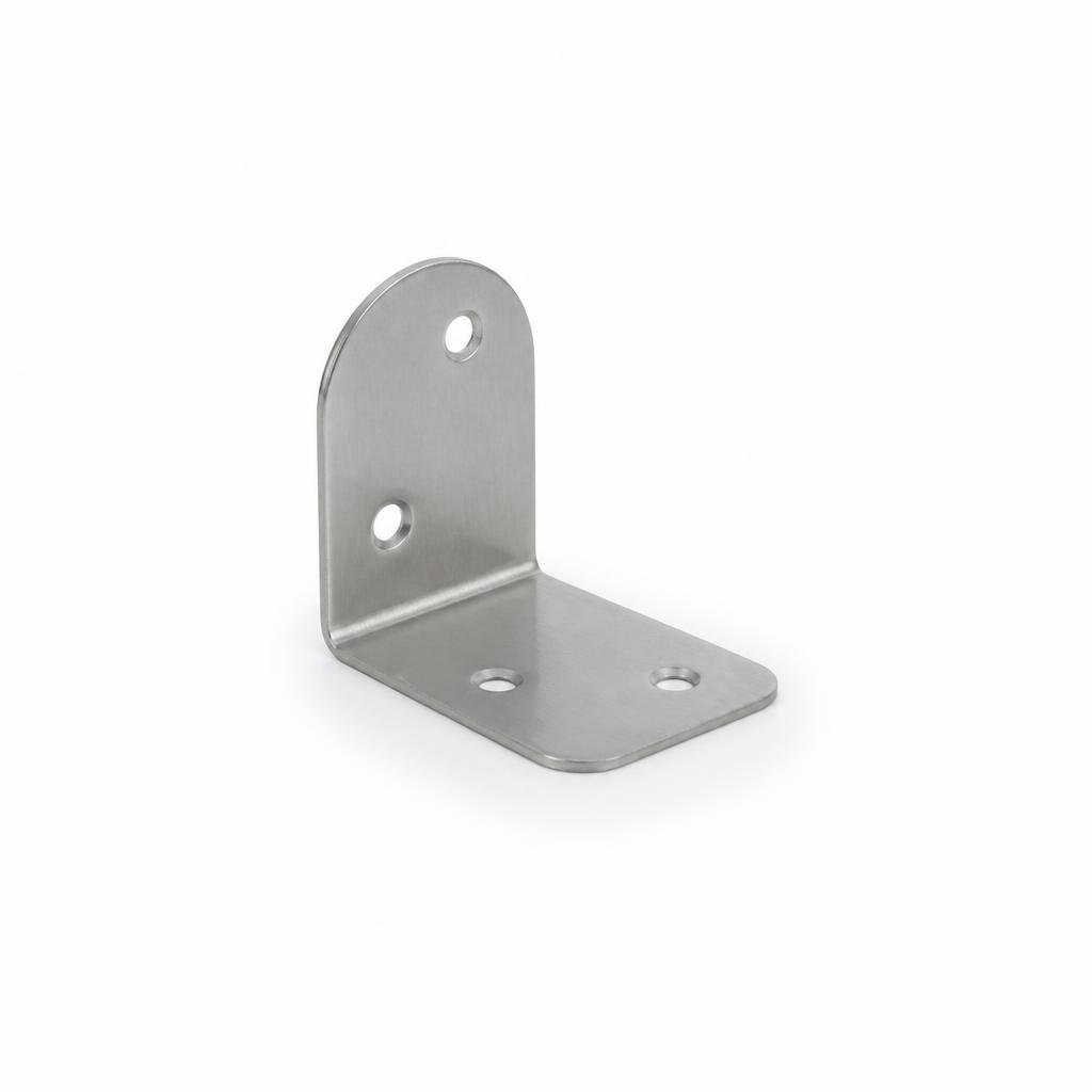 K1 31148 4" X 4" X 2.5MM OVEL S/STEEL L BRACKET