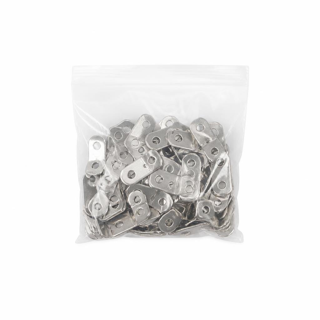 K1 31148-25MM 1" X 1" X 2.0MM OVEL S/STEEL L BRACKET (50PCS/PKT)