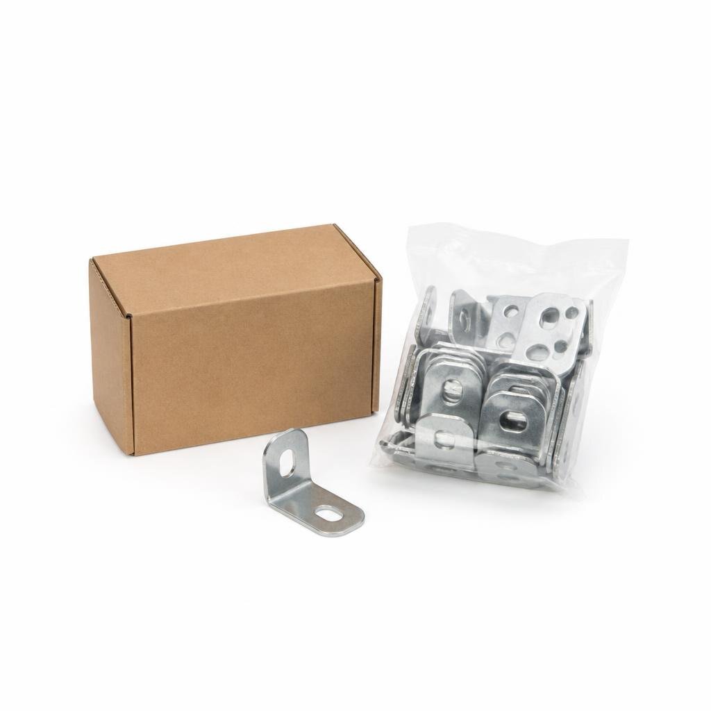 K1 31148-75MM 3" X 3" X 2.5MM OVEL S/STEEL L BRACKET (50PCS/PKT)