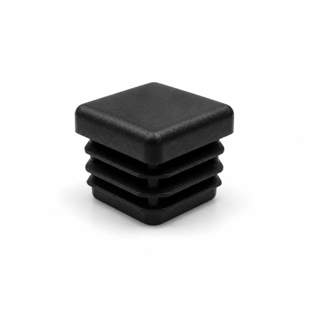 1 1/4" X 1 1/4" IN SQUARE RUBBER CAP