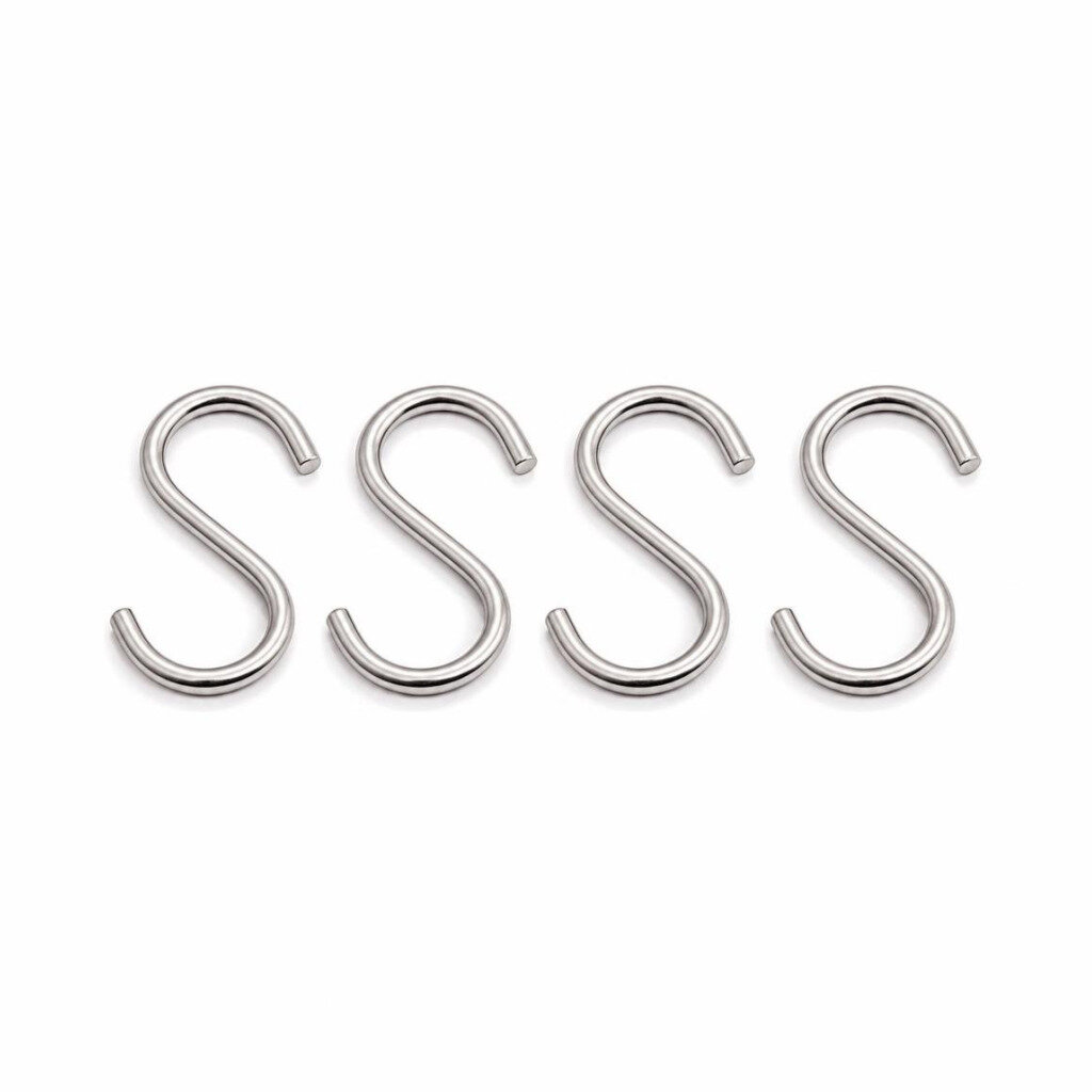 4PCS S TYPE SEAMLESS HOOK