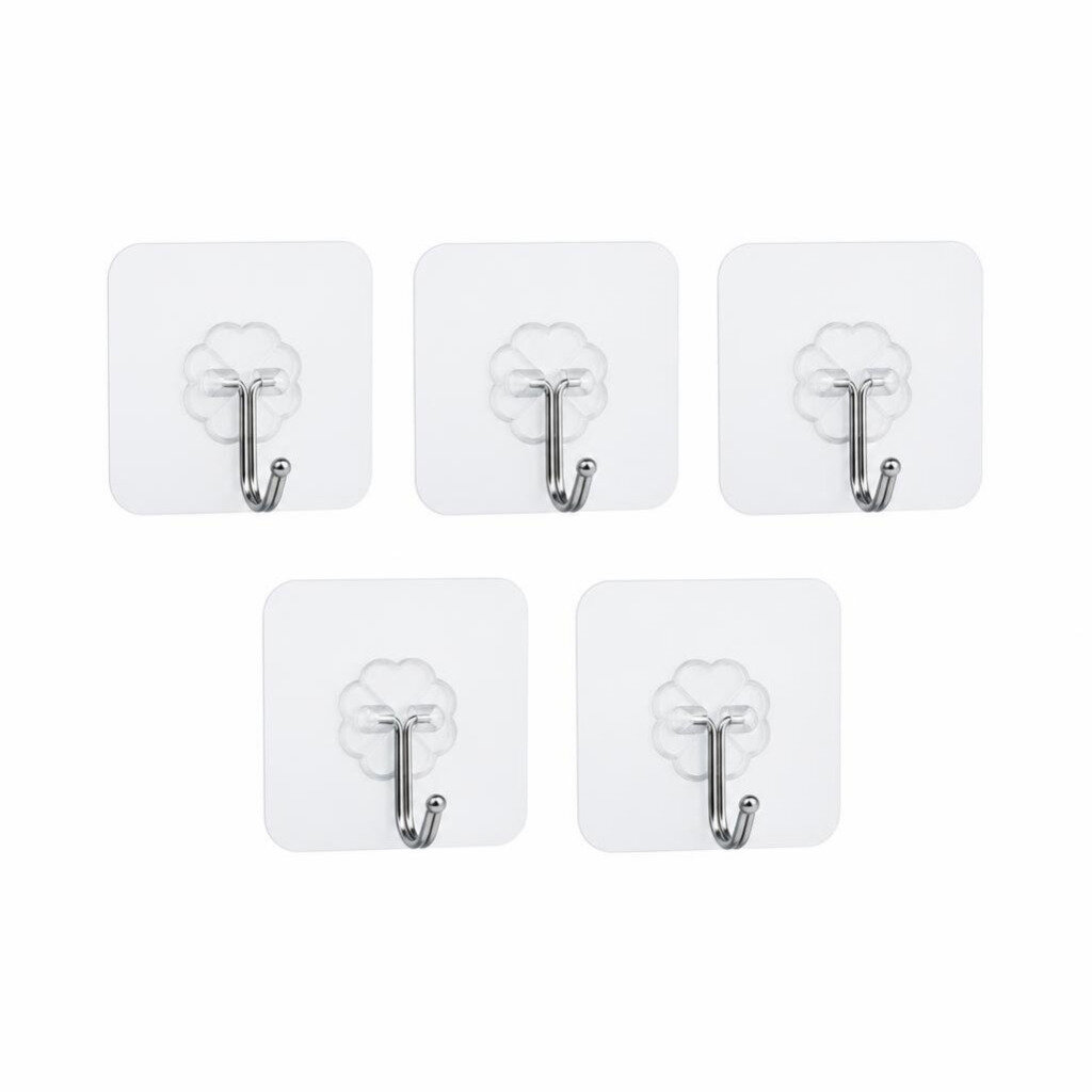 5PCS STICKY WALL SEAMLESS HOOK