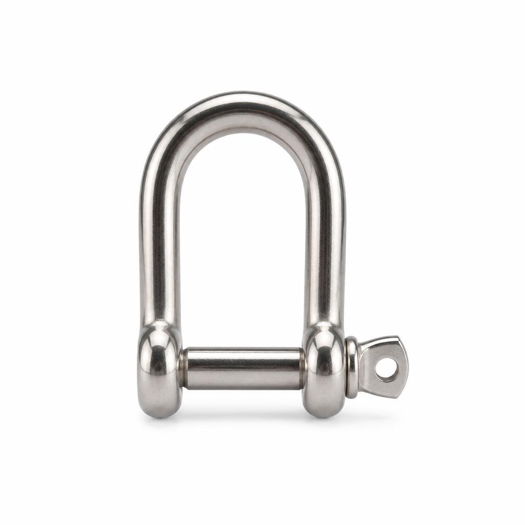 NIETZ 6MM SS304 EUROPEAN D-SHACKLE - 160257