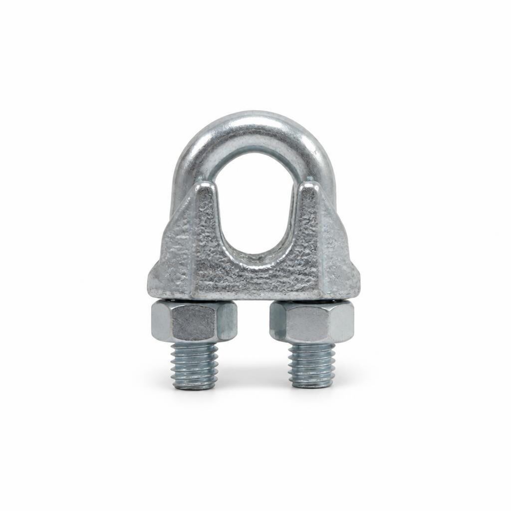 3MM 1/8" G.I WIRE ROPE CLIP DIN 741
