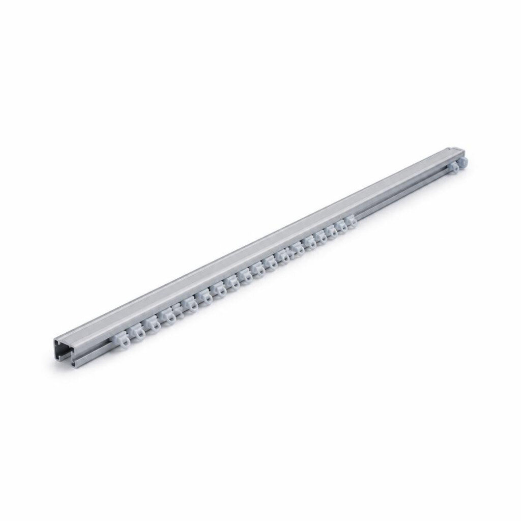 SUPER CURTAIN TRACK - SILVER (30LGTH/BUNDLE)