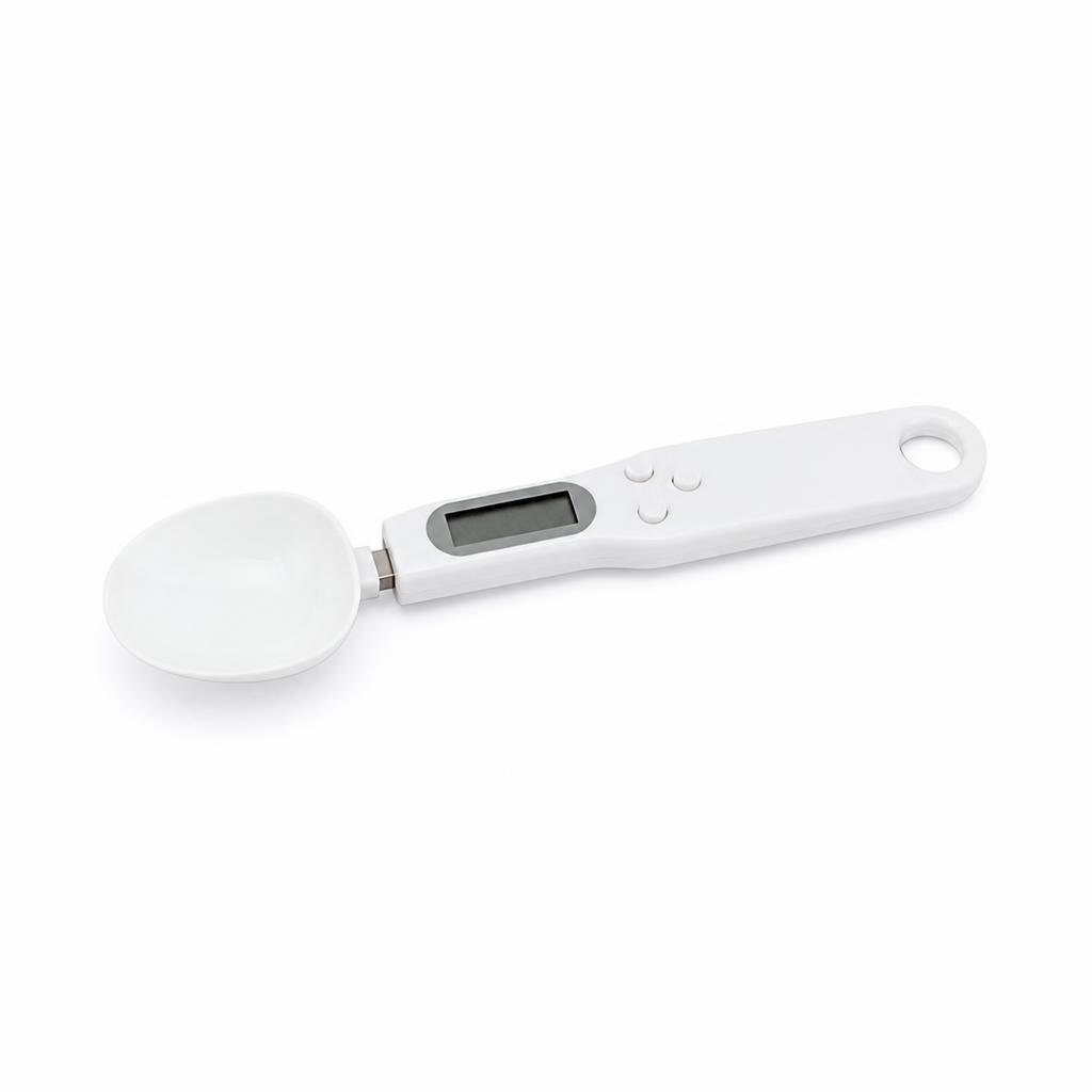 500G/0.1G DIGITAL ELECTRONIC SCALE SPOON - WHITE