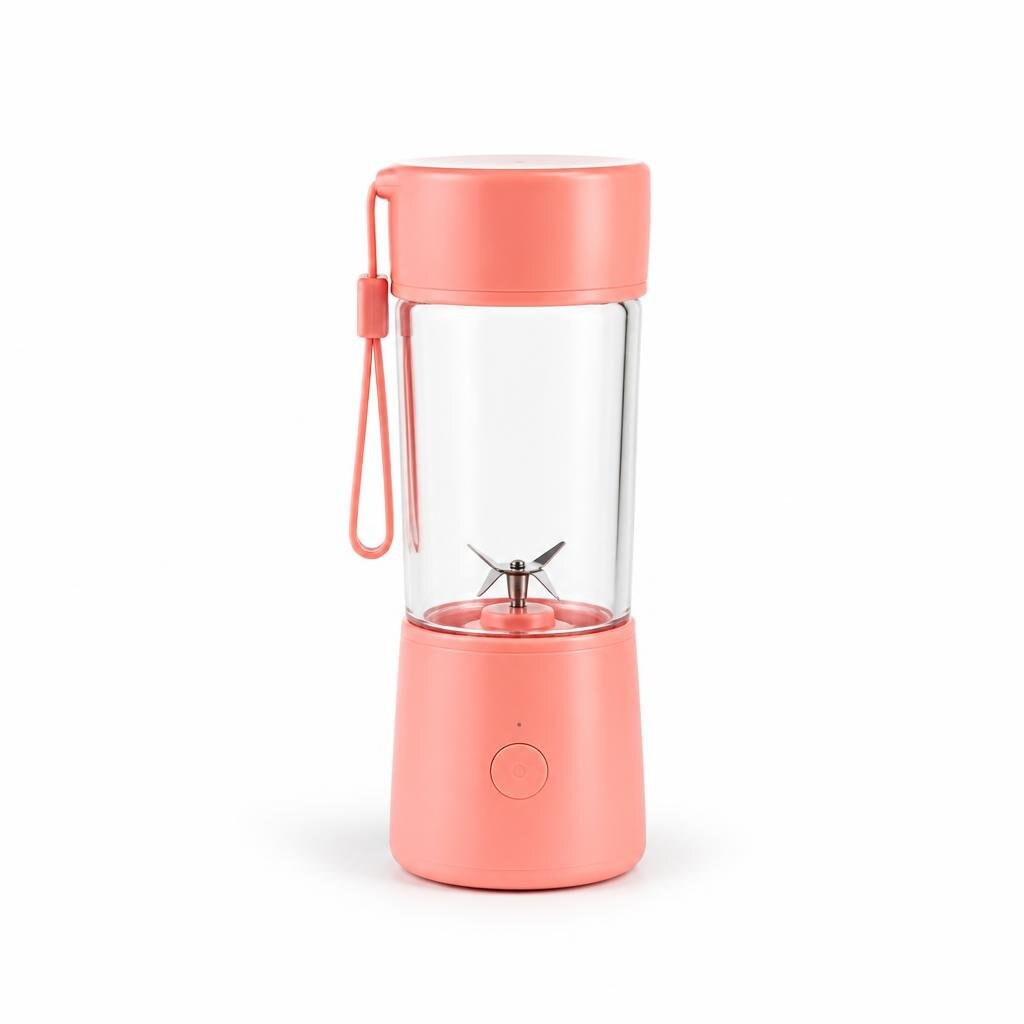 BUGU PORTABLE JUICER BLENDER - CORAL PINK