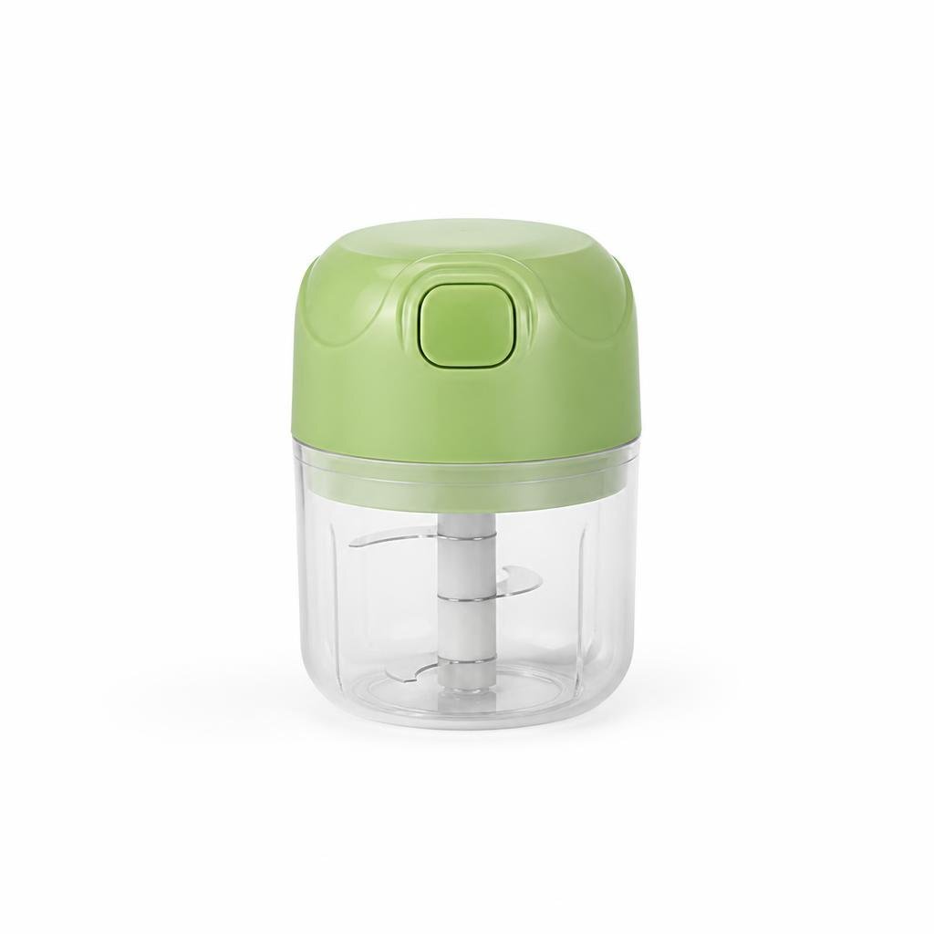 100ML MINI ELECTRIC GARLIC CHOPPER - GREEN