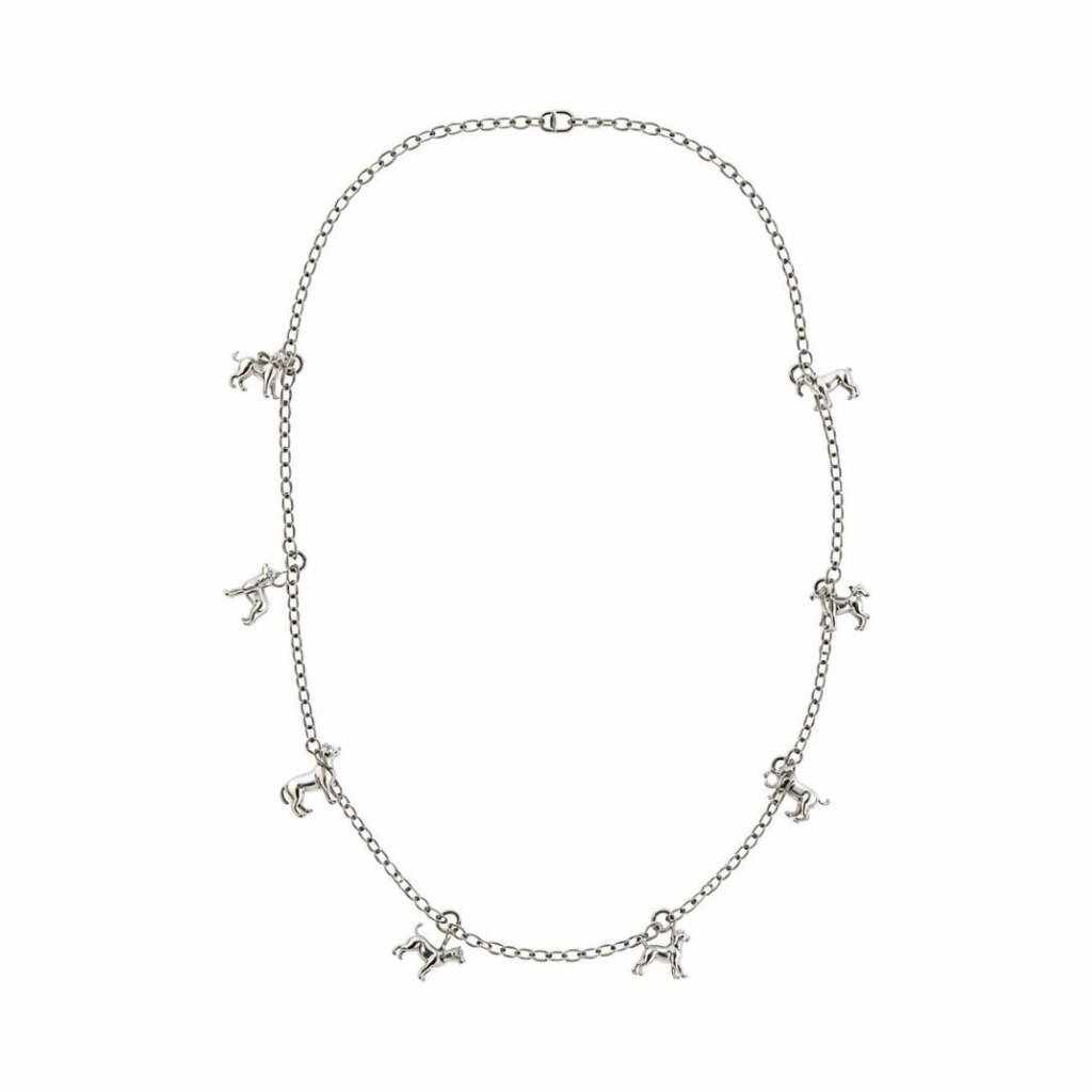40024 PET125 ANIMAL CHAIN WITH NECKLACE