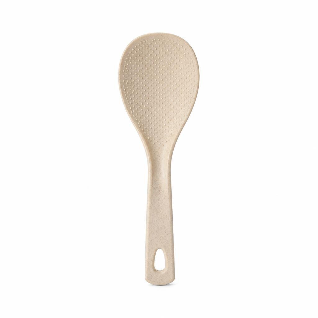 WHEAT STRAW RICE SPOON - BEIGE