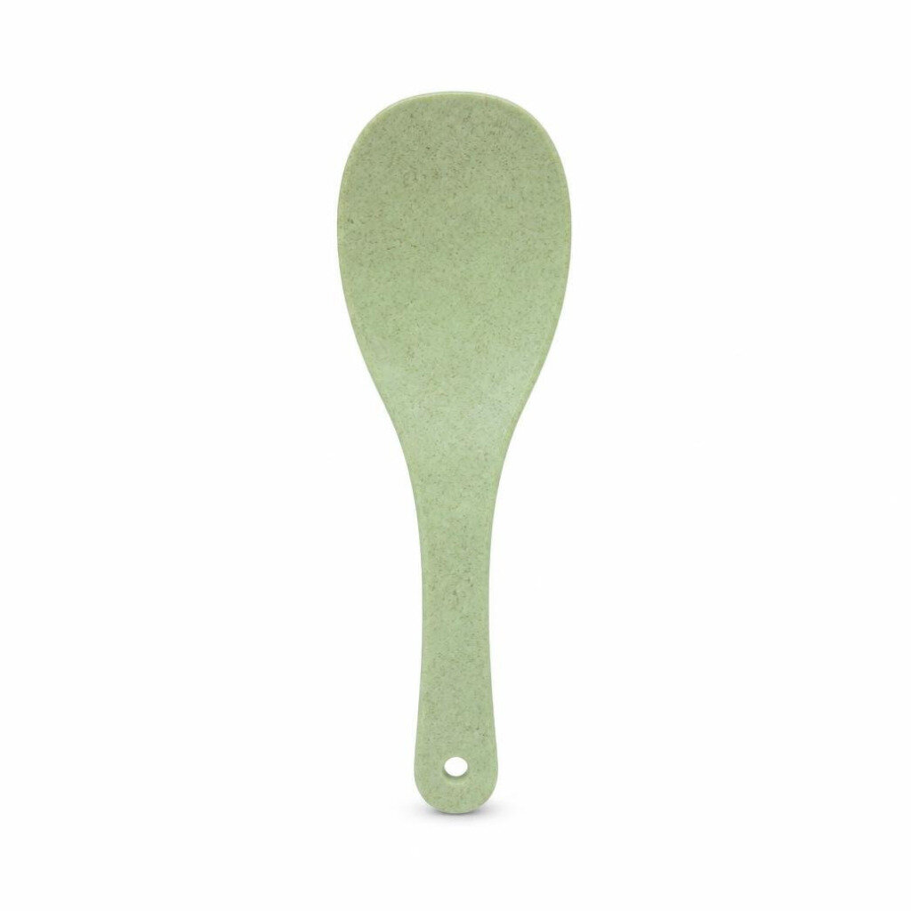 WHEAT STRAW RICE SPOON - GREEN