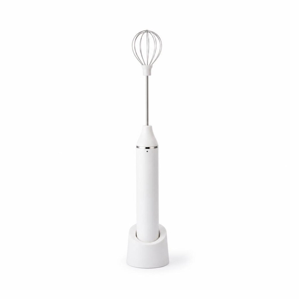 HOME WIRELESS CHARGING HANDHELD ELE.WHISK - WHT