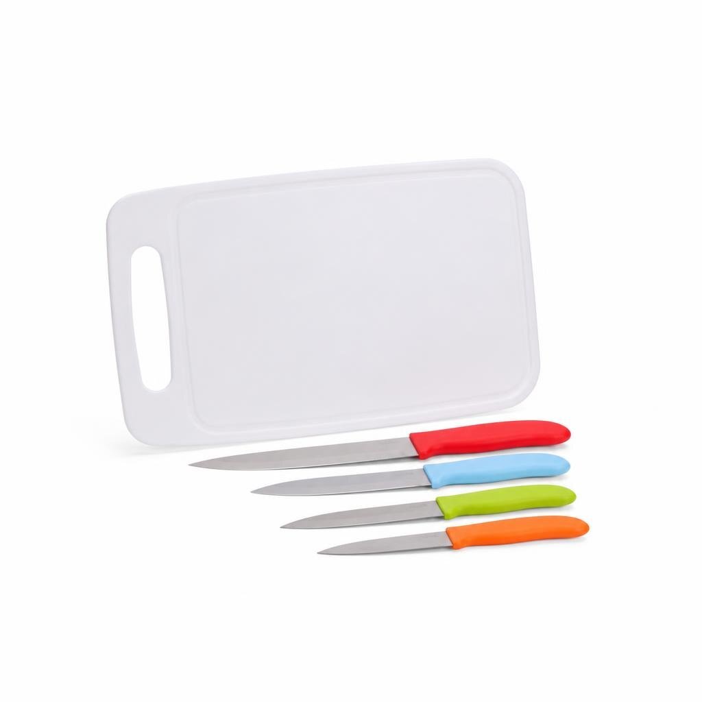 4PCS SET FRUIT KNIFE CHOPPING BOARD