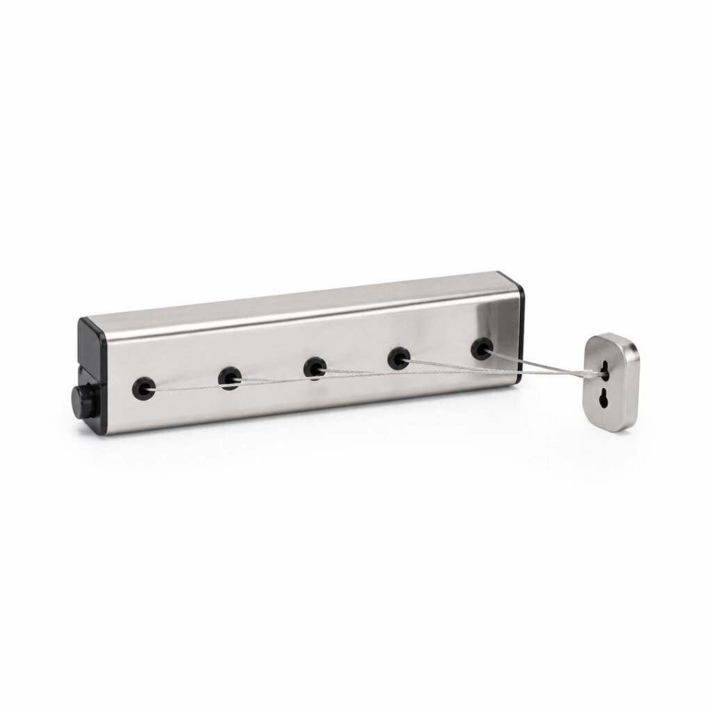 PREMIO XSL1896 S/S RETRAITABLE CLOTH HANGER WALL TYPE