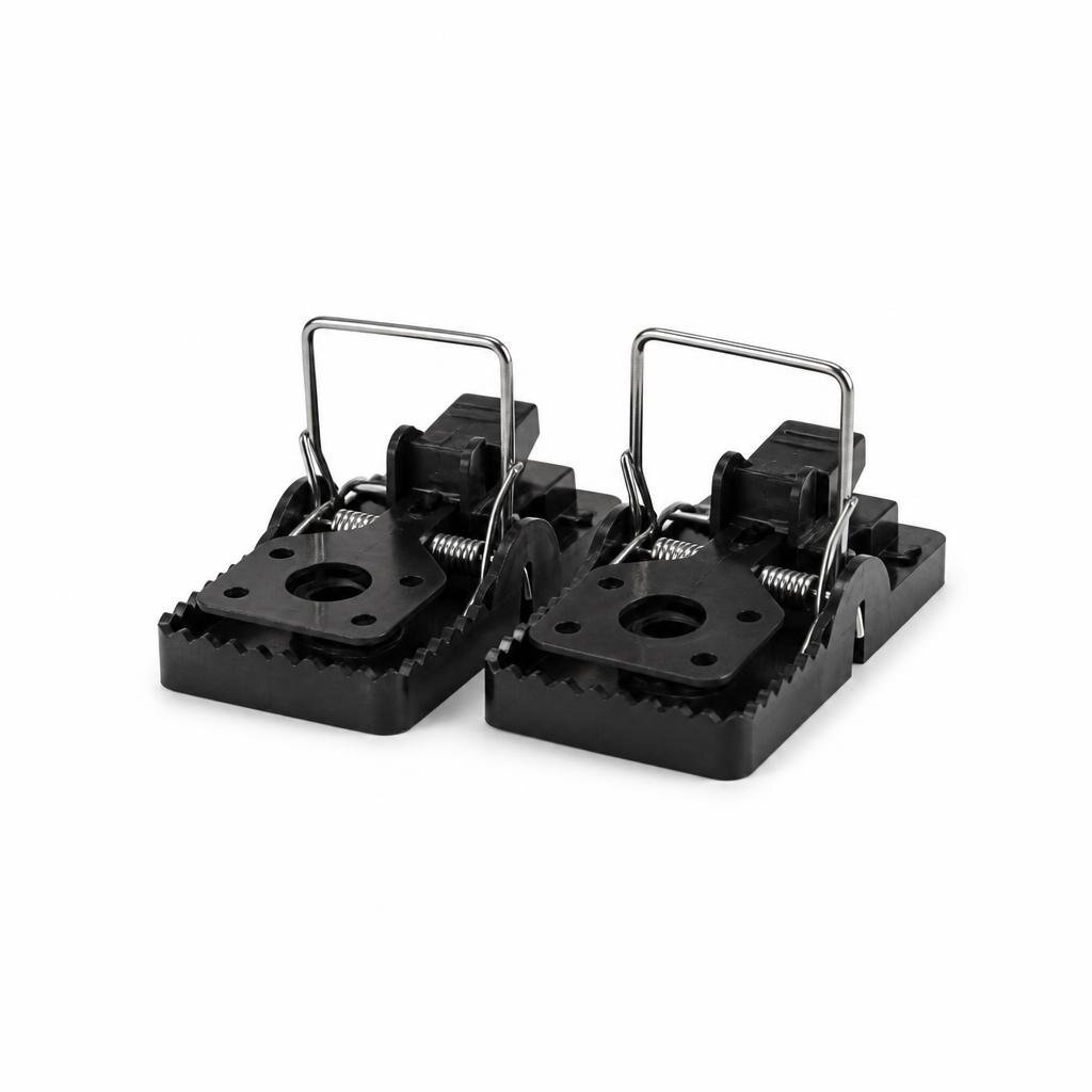 MT-02 2PC BLACK MOUSE TRAP
