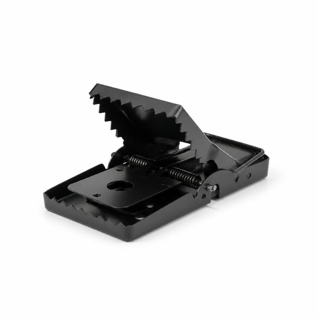 MT-088 ALUMINIUM MOUSE TRAP - BLACK THICK