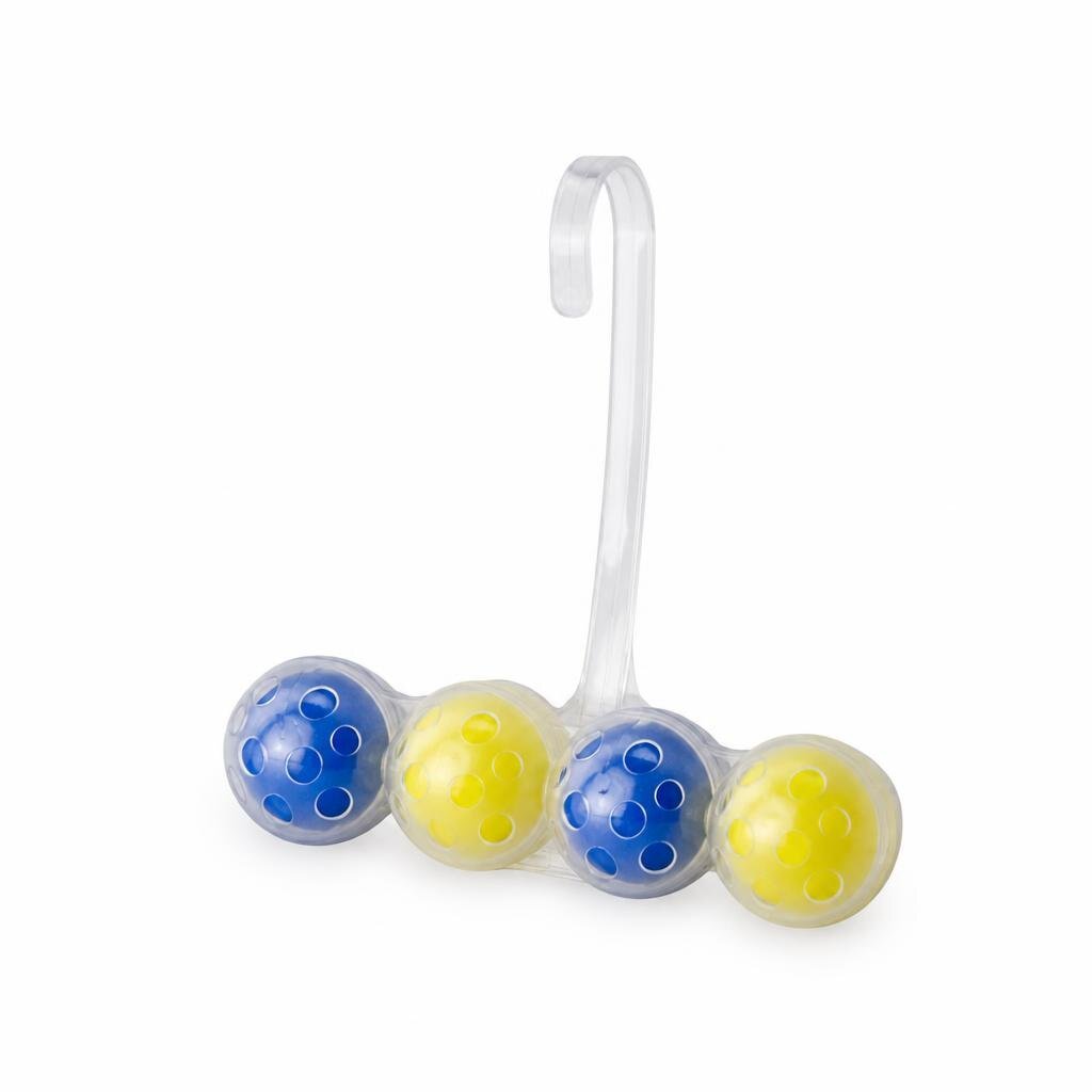 4 BALL TOILET CLEANER FRAGRANCES HANGER