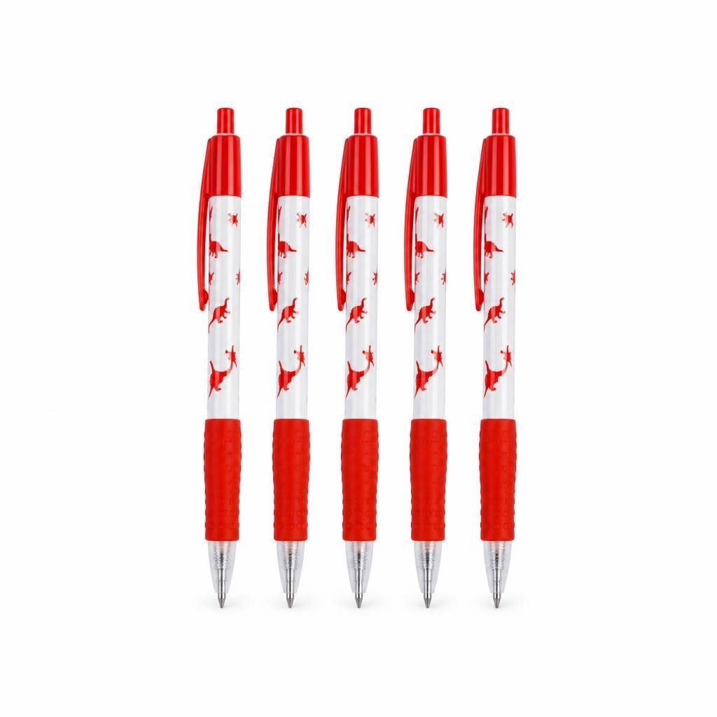 GRABBIT 0.5MM 5PCS DIHNO COMFY PEN-RED