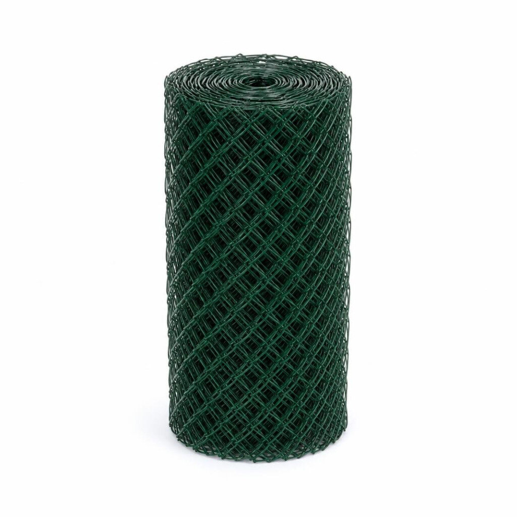 PVC GREEN COATING FENCING 12G X 75MM X 7FT X 15M