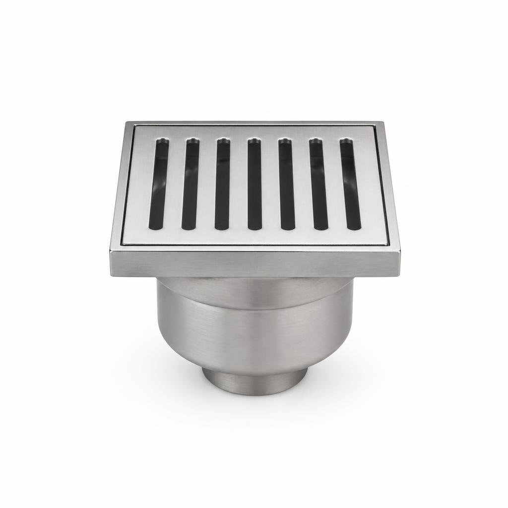 S-LINE 4" X 4" S/STEEL GRATING & WASTE
