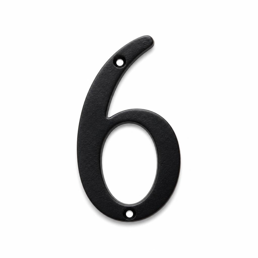 M-AB45MM #6 HOUSE NUMBERING