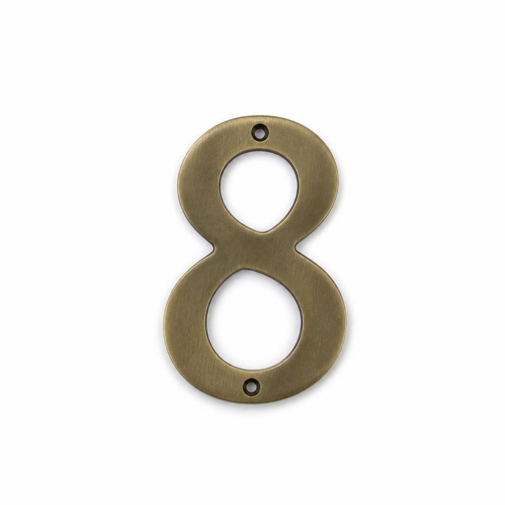M-AB45MM #8 HOUSE NUMBERING